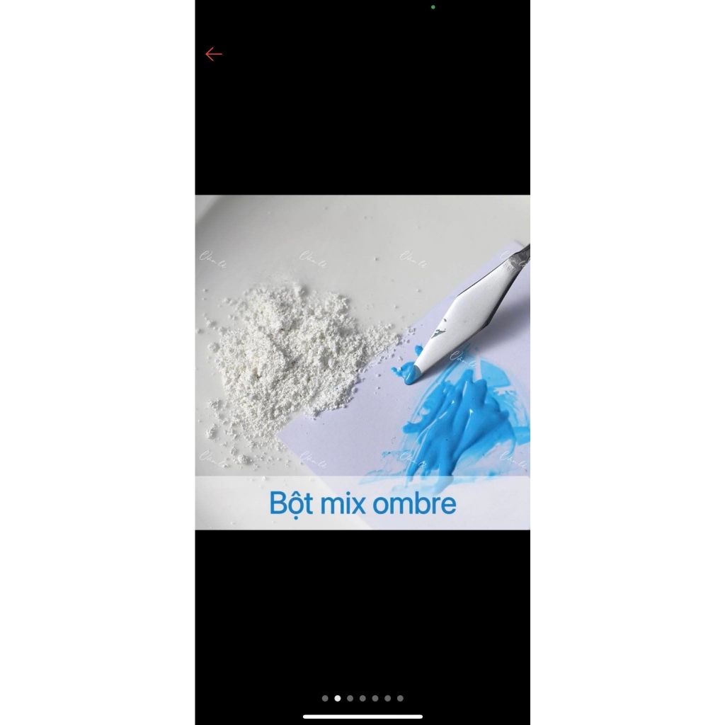 Bột omber nail bột mix trộn sơn gel làm omber siêu mịn đẹp