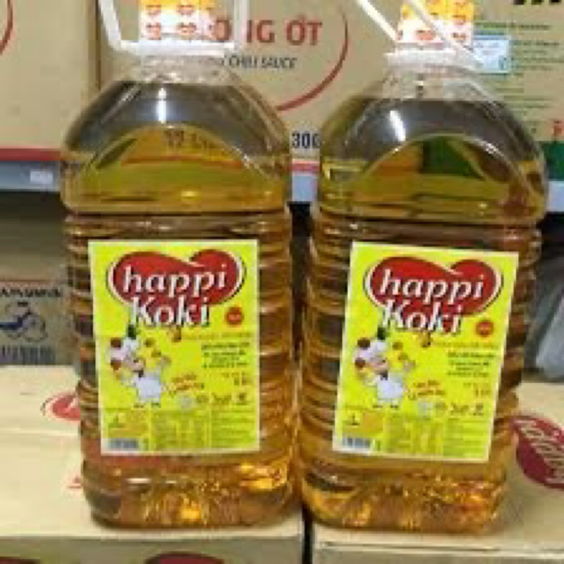 Dầu ăn Happi Koki can 5L