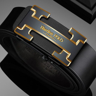 Thắt lưng nam HARDENPOLO da bò chữ H full hộp khóa tự động EL08