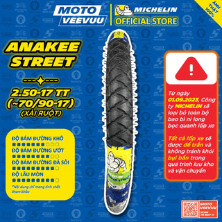 Vỏ lốp xe máy michelin 2.50-17 tt anakee street