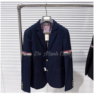 [Hight Quality] Hàng Có Sẵn!! Áo Vest Thom Blue Striped Armband - Chech Viển Tay 2 Bên Tinh Tế - TB Loại 1 Nam Nữ