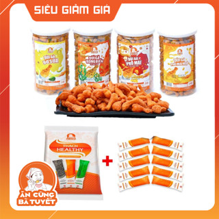 Combo TỨ ĐẠI ĐÙI GÀ: Đùi Gà Rong Biển + Đùi Gà Phô Mai + Đùi Gà Bơ Sữa + Đùi Gà Phô Mai Ngô+ 10 snack Heathy BÀ TUYẾT