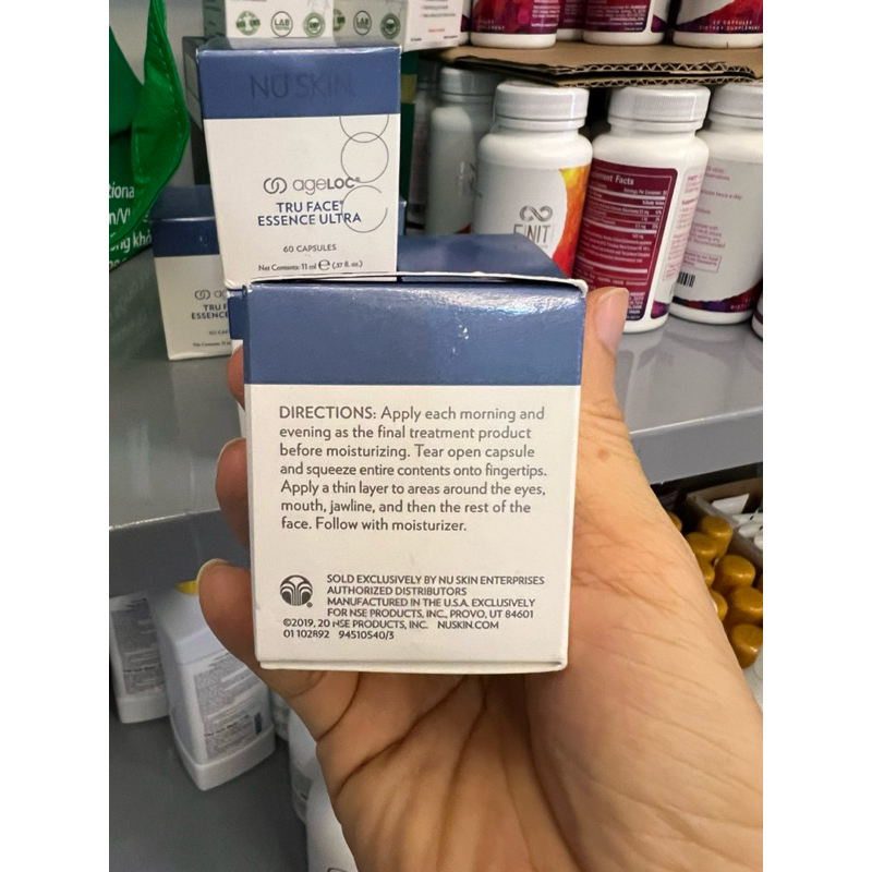 Dạng Viên Ageloc TRU FACE ESSENCE ULTRA Nuskin ( 60 viên )