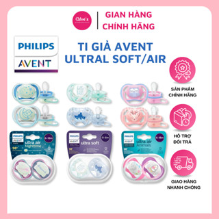 Ty giả Avent Ultra Air Ultra Soft cho bé từ 0-6 Tháng Và 6