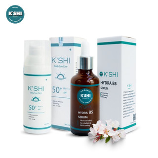 Combo Kem Chống Nắng Và Serum B5 K'shi, Dưỡng Da Tối Ưu giúp Trắng Sáng Và Bảo Vệ Da Khỏi Ánh Nắng