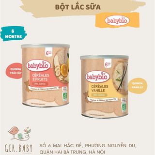 Bột lắc sữa, ăn dặm Quinoa Babybio Pháp - Gerbaby