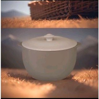 Nồi sứ dưỡng sinh Minh Long 1.2 lít + Nắp như ảnh ( MÀU XÁM)