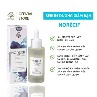 Serum ngừa rạn da sau sinh hỗ trợ làm mờ sẹo mờ thâm và phục hồi làn da norécif 50ml