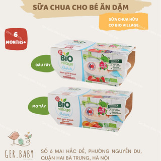 [HÀNG_AIR] Sữa chua BioVillage hữu cơ Pháp