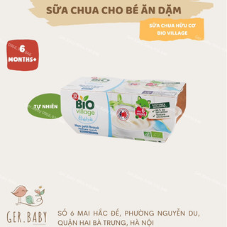 [HÀNG_AIR] Sữa chua BioVillage hữu cơ Pháp