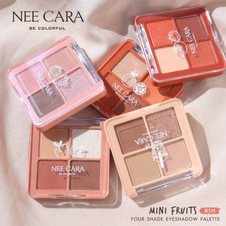 Phấn mắt 4 ô nee cara mini fruits mắt màu bảng phấn mắt n319 8g