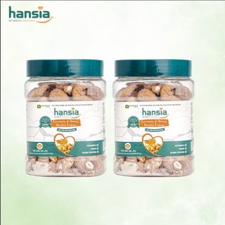 Combo 2 hộp hạt điều quế mật ong hansia xuất khẩu đều hạt
