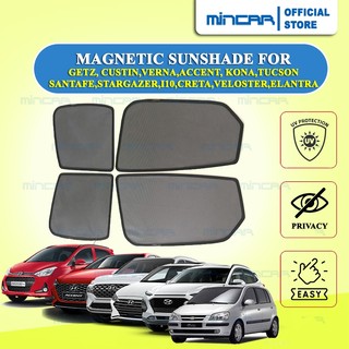 Rèm che nắng xe Palisade,Venue, Getz, Custin,Verna,Accent, Kona,Tucson,Santafe,Stargazer,i10,Creta,Veloster,Elantra