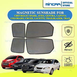 Rèm che nắng nam châm cho xe Chevrolet Spark, Aveo, Gentra, Captiva, Colorado, Cruze, Lacetti, Trailblazer, Trax,Orlando