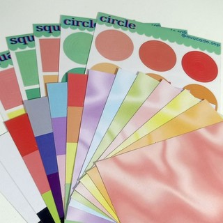 Sticker trang trí sổ - sticker bị lỗi