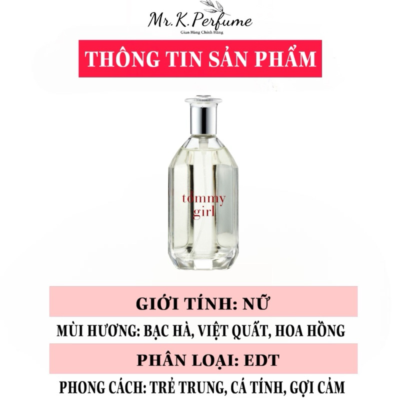 10ml Tommy girl EDT | Nước hoa nữ chính hãng