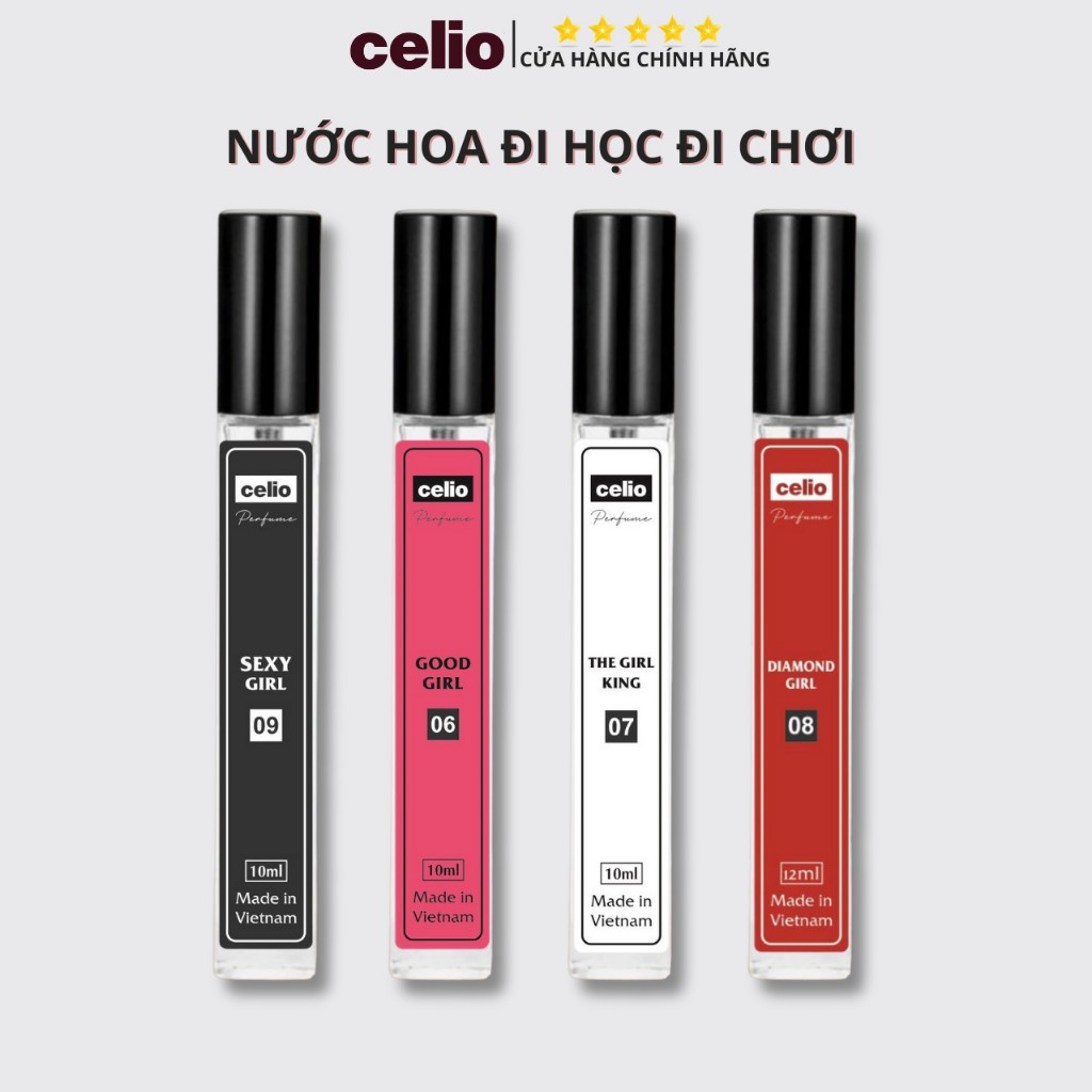 [CHÍNH HÃNG] Tinh Dầu Nước Hoa Celio Nước Hoa Body Cá Tính Nồng Nàn Quyến Rũ Gợi Cảm 10ml chuẩn