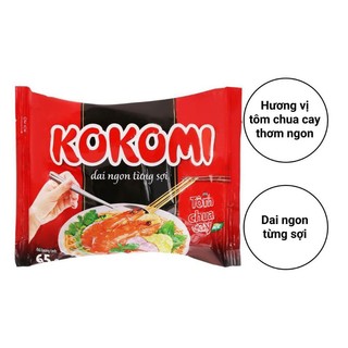Mì kokomi gói 65g/ 90g vị tôm chua cay