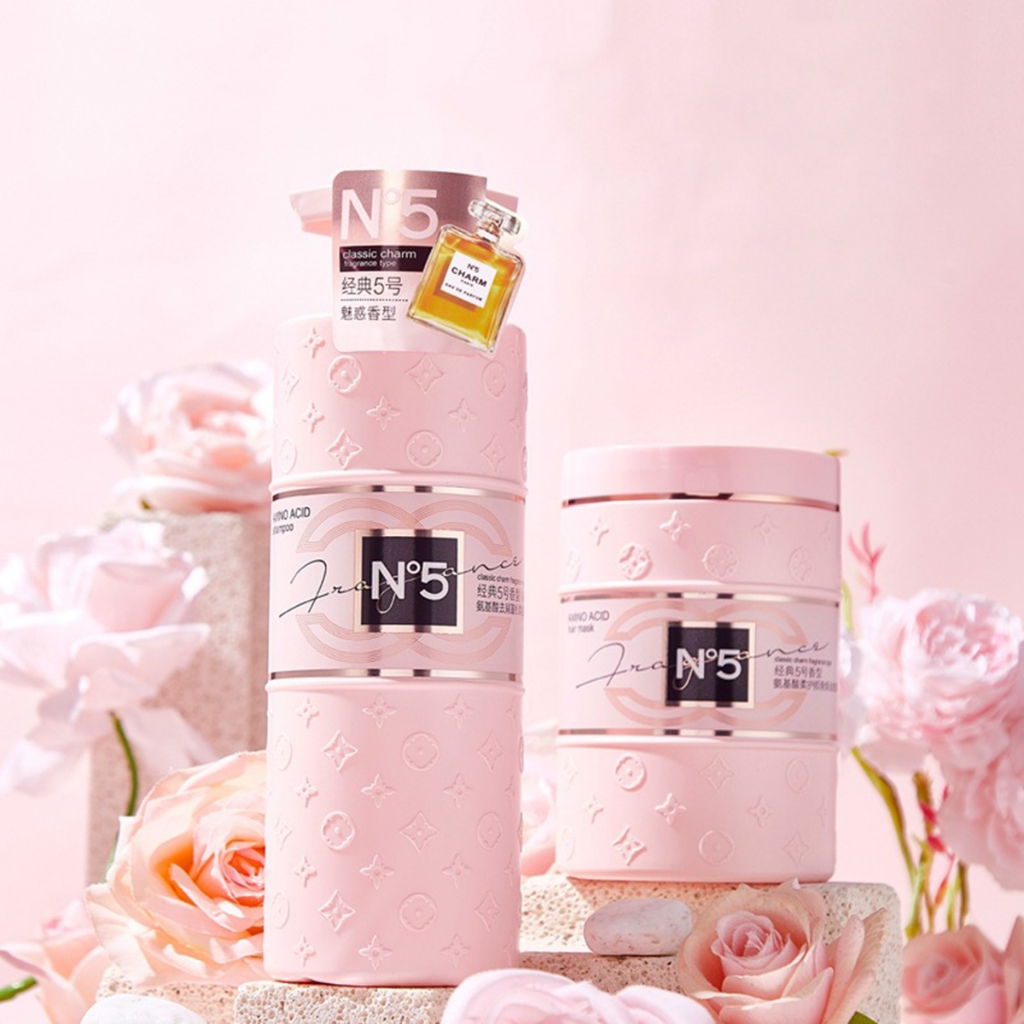 Combo Dầu Gội Dầu Xả Tóc N5 Hương Nước Hoa Làm Mượt Tóc, Phục Hồi Tóc Hư Tổn
