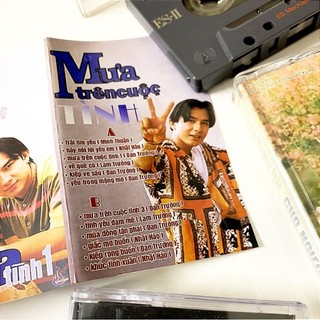 Combo 4 băng cassette nhạc trẻ
