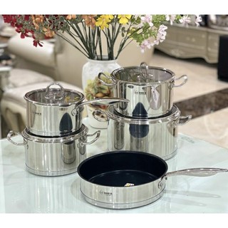 Bộ nồi inox 5 món Arber 05BB