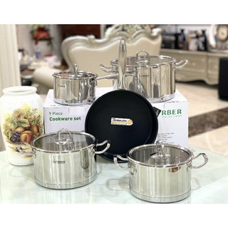 Bộ nồi inox 5 món Arber 05BB