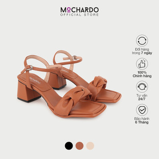 Giày Sandal Nữ Cao Gót MOCHARDO MC.22 Mũi Vuông Quai Nhúng 5cm -  Hàng chính hãng