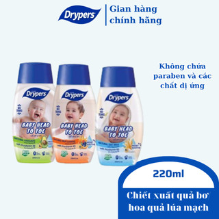 Sữa tắm Dryper Head to toe 220ml