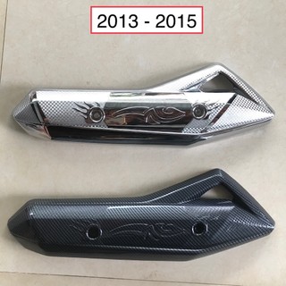 CHE PÔ XE AIR BLADE 2013-2022 NHỰA SƠN CARBON ĐEN CAO CẤP (AB 125-150-160)