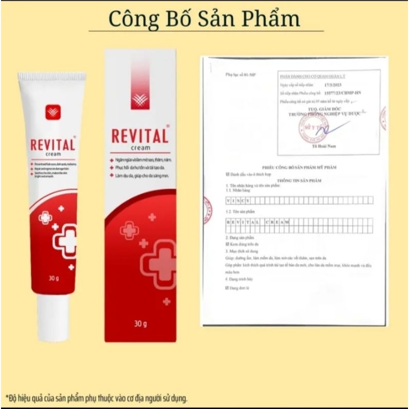 Kem sẹo Revital 30g Quyên lara