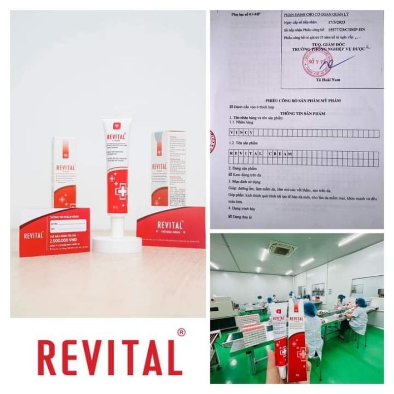 Kem sẹo Revital 30g Quyên lara