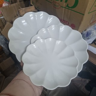 đĩa hoa mai đĩa hoa cúc đĩa tim nhựa đựng thạch giữa mâm thôi nôi