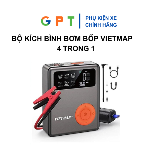 [HỎA TỐC] Máy Bơm Lốp Kích Bình DK-MF139 - Pin Sạc Dự Phòng - Bảo Hành 1 Năm