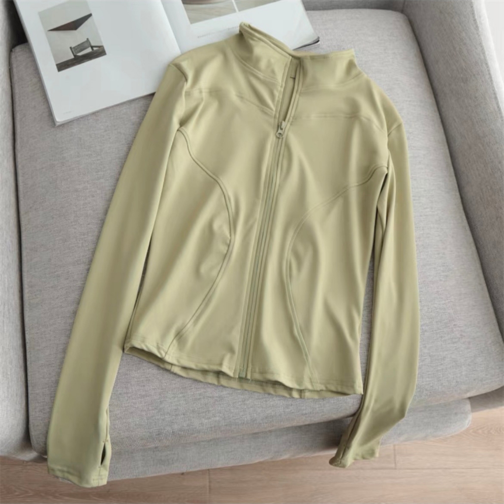 Áo Khoác Thể Thao Dài Tay Khóa Kéo Nữ Tập Gym Yoga Aerobic Vải 2 Lớp Mềm Mát Ôm Body Thời Trang Sugal AO KHOAC NU 015 | BigBuy360 - bigbuy360.vn