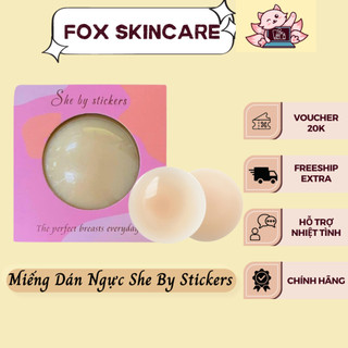 Miếng dán ngực nhiệt tự thân she by stickers - tách lẻ 1 cặp/full hộp 3 cặp