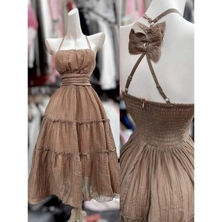 Đầm maxi nơ lưng