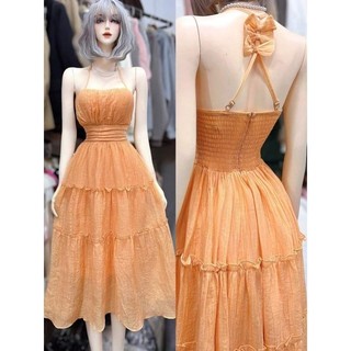 Đầm maxi nơ lưng