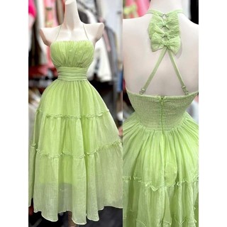 Đầm maxi nơ lưng