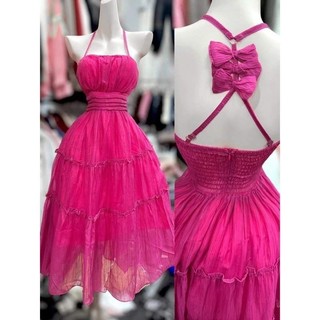 Đầm maxi nơ lưng