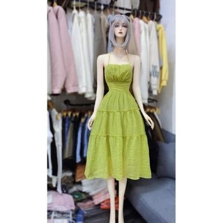 Đầm maxi nơ lưng