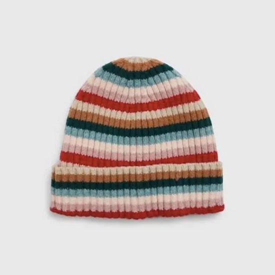 Mũ len kẻ sọc ngang Gap cashsoft rib beanie one size (Mỹ)