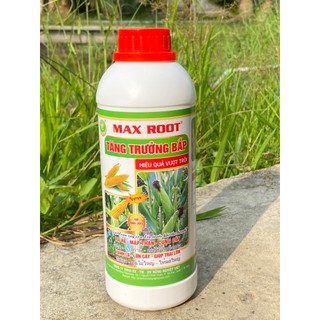 Phân bón cho bắp tăng trưởng nhanh max root chuyên bắp chai 1 lít - bung rễ, mập thân, xanh lá