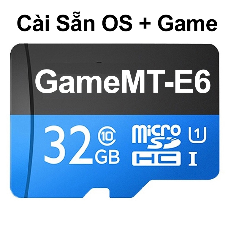 Thẻ nhớ cài sẵn AmberElec cho máy chơi game GameMT-E6 mẫu máy giá rẻ hoàn thiện tốt cấu hình ổn | IZ