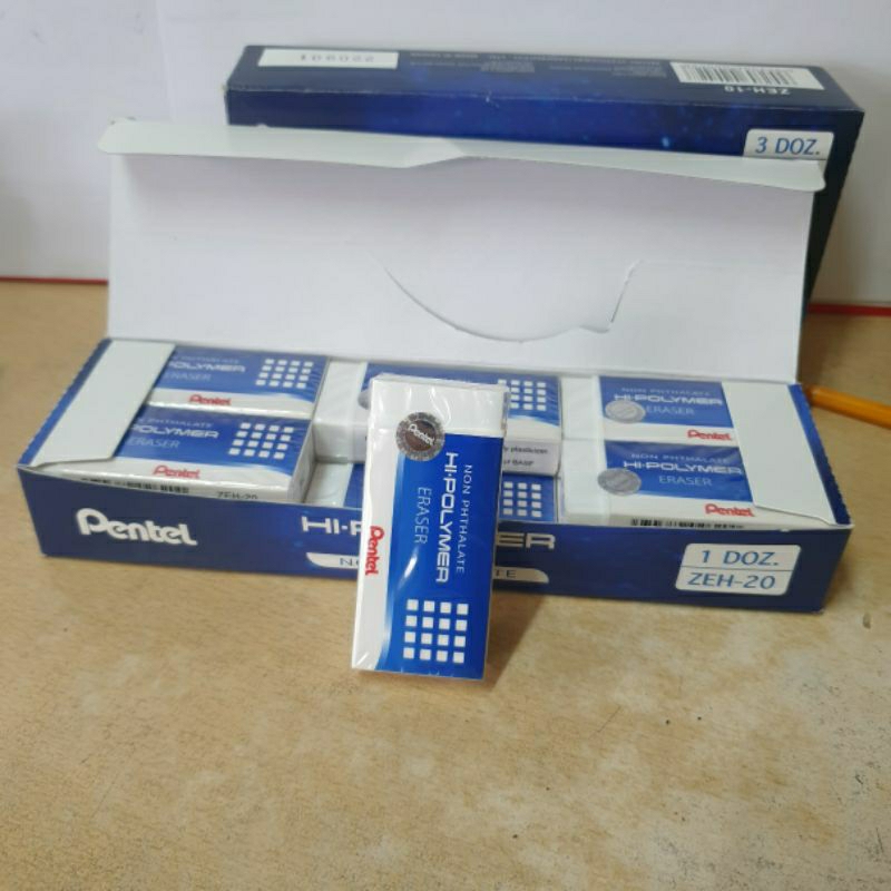 Gôm bút chì Pentel ZEH05 , cm