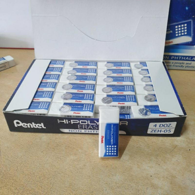 Gôm bút chì Pentel ZEH05 , cm