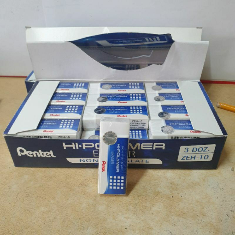 Gôm bút chì Pentel ZEH05 , cm