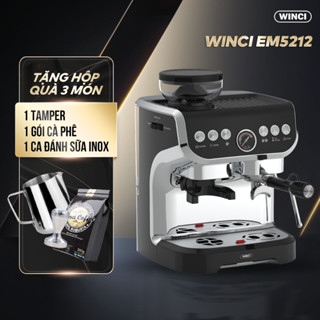 Máy xay hạt và pha cà phê Espresso Winci EM5212, bảo hành 2 năm.