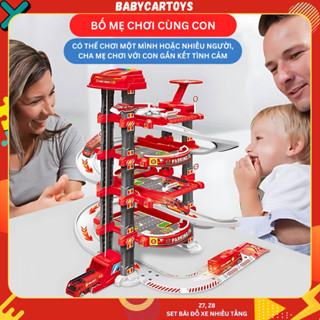  Đồ chơi bãi đậu xe 5 tầng kèm nhiều xe sắt mini kích thước siêu to hàng chính hãng Six Six Zero  Hỏa Tốc HCM  