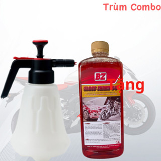   Freeship  Combo Xà Bông BZ Nước Rửa Xe BZ + Bình Bọt Tuyết Lớn 2L tặng kèm vòi xịt Trùm combo - Hàng xịn giá tốt 