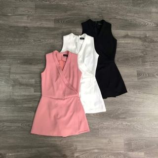 Jum Short Topshop Cổ Vest giả Váy